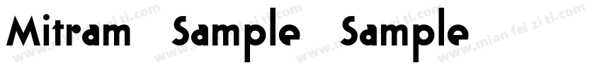 Mitram   Sample   Sample字体转换